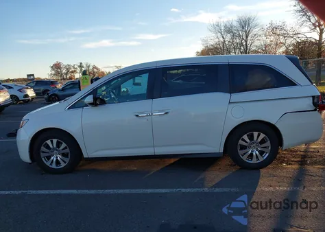 2016 Honda Odyssey Se z USA, uszkodzony, nr VIN 5FNRL5H32GB143831